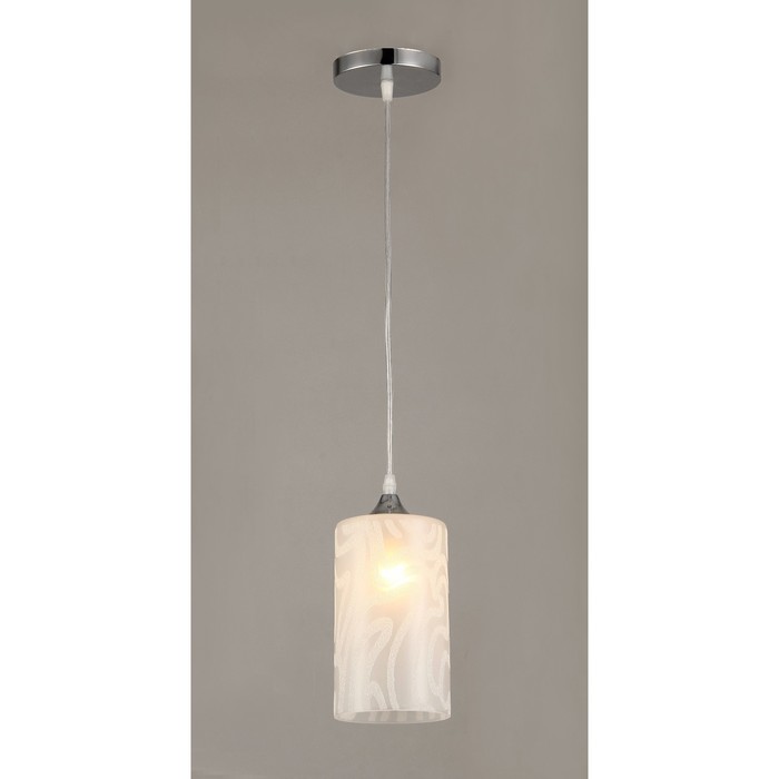 Светильник "Конкордия" 1x60Вт E27 хром 12x12x80см.