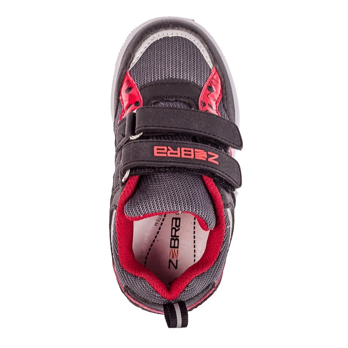 Кроссовки детские арт. 11893-1, цвет чёрный/красный, размер 28