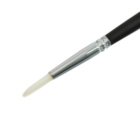 

Кисть нейлон, круглая, № 5, ручка матовая, 18 см