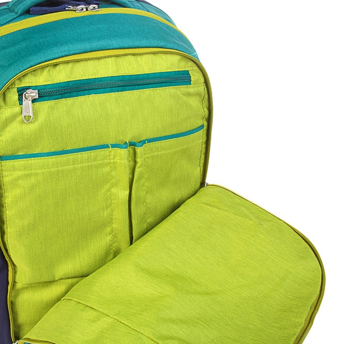 Рюкзак молодежный эргоном.спинка Deuter 46*31*23 Giga сине-зелёный