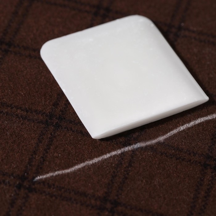 Мыло портновское, исчезающее, 4 × 4 см, 50 шт, цвет белый
