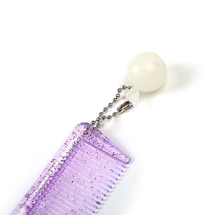 Ручка шариковая детская "Расческа-линейка" МИКС