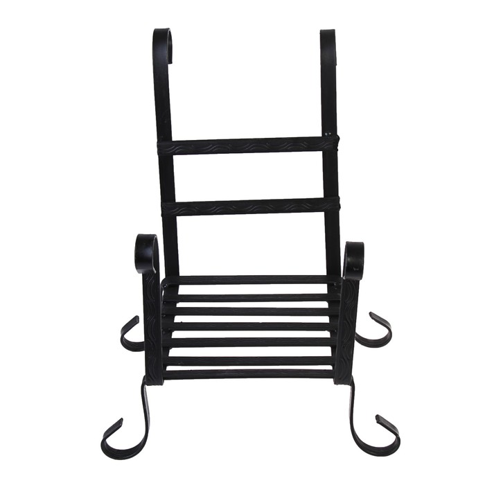 Кованый колосник для дров "Решетка" , 38х49х37см