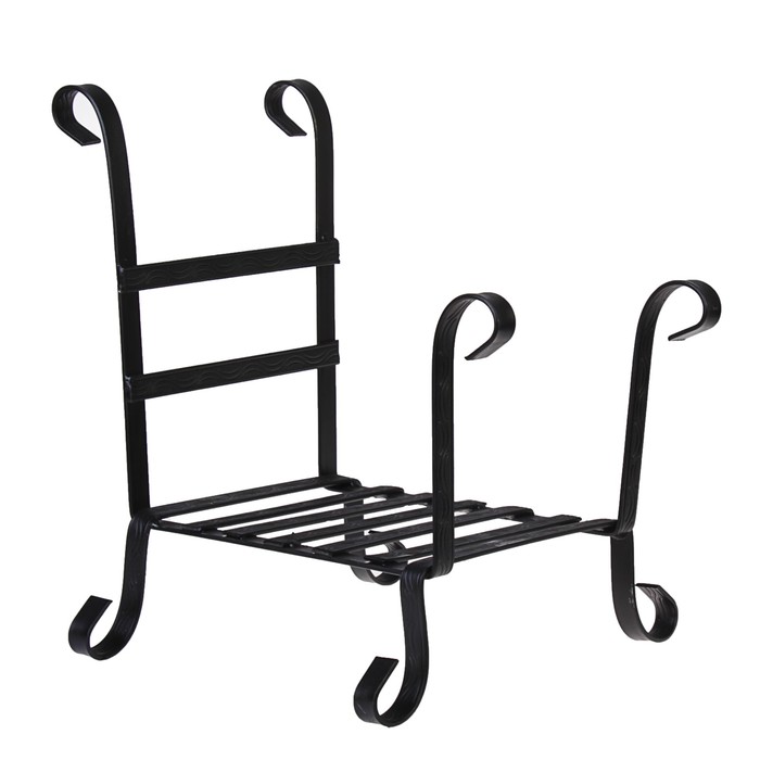 Кованый колосник для дров "Решетка" , 38х49х37см