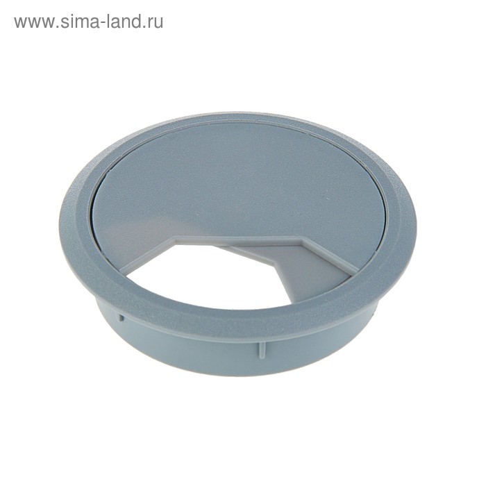 фото Заглушка кабель-канала, d=60 мм, светло-серая