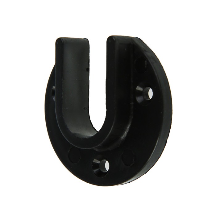 Штангодержатель накладной, черный