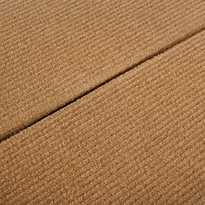 Когтеточка угловая ковролиновая, 54 х 10 х 2 см, искусственный мех