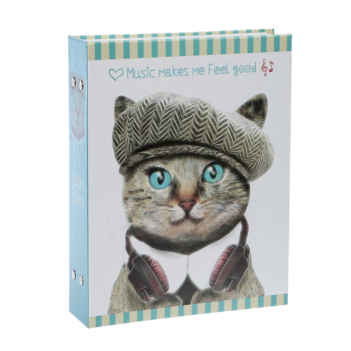 Фотоальбом на 200 фото 10х15 см EA Cat portrait  МИКС