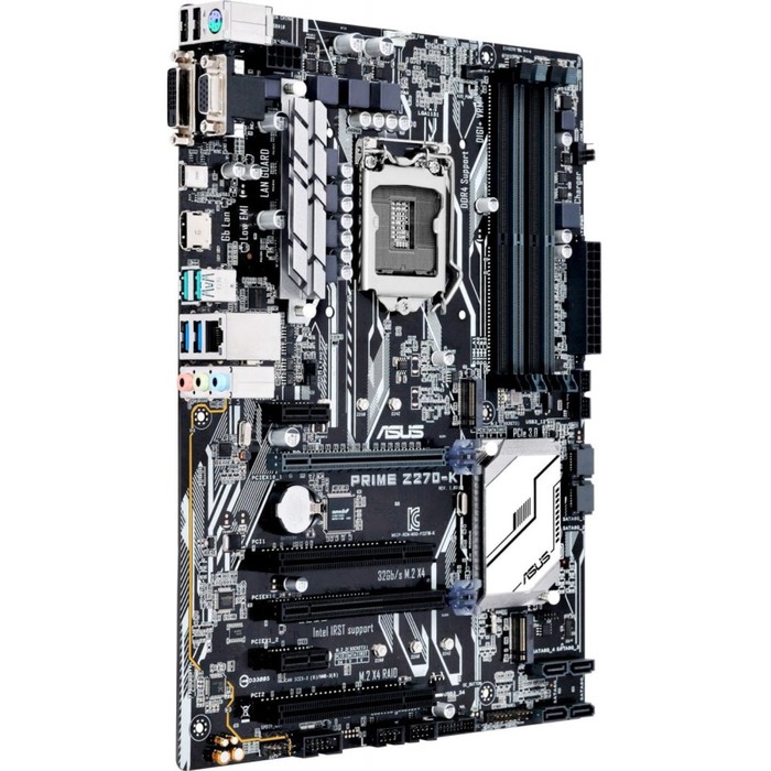 Материнская плата Asus PRIME Z270-K, Soc-1151, Intel Z270, 4xDDR4, ATX, Ret