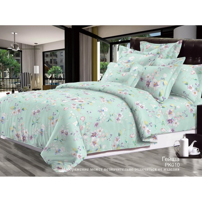 КПБ 1,5 сп "Гейша", 150х215 см, 145х215 см, 70х70 см-2 шт., бязь 125 г/м2