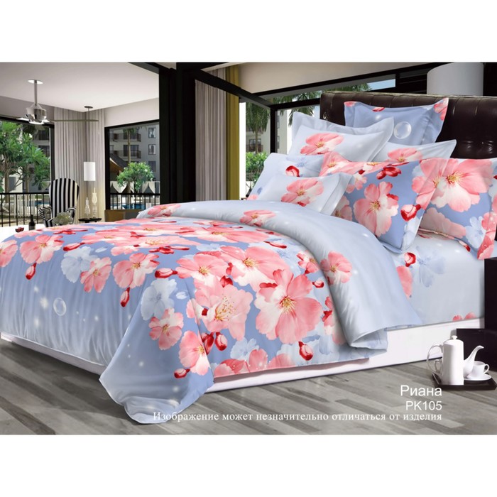 КПБ 1,5 сп "Риана", 150х215 см, 145х215 см, 70х70 см-2 шт., бязь 125 г/м2