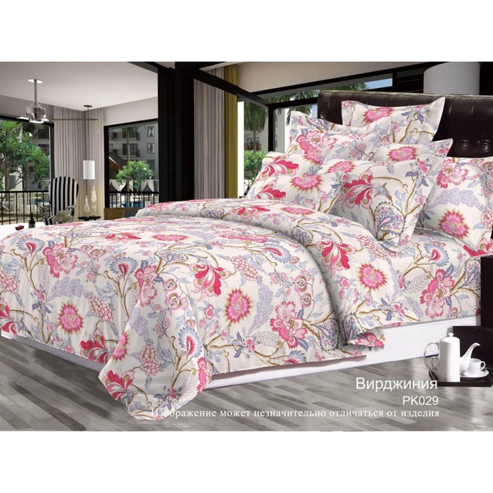 КПБ дуэт "Вирджиниа", 215х240 см, 145х215 см-2 шт, 70х70 см-2 шт, бязь 125 г/м2