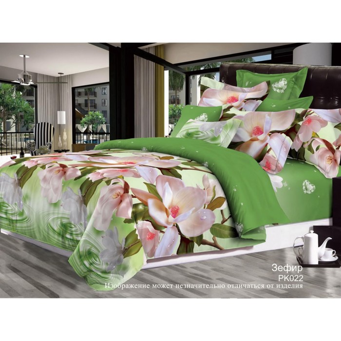 КПБ дуэт "Зефир", 215х240 см, 145х215 см-2 шт, 70х70 см-2 шт, бязь 125 г/м2