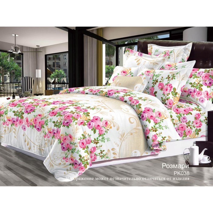 КПБ дуэт "Розмари", 215х240 см, 145х215 см-2 шт, 70х70 см-2 шт, бязь 125 г/м2