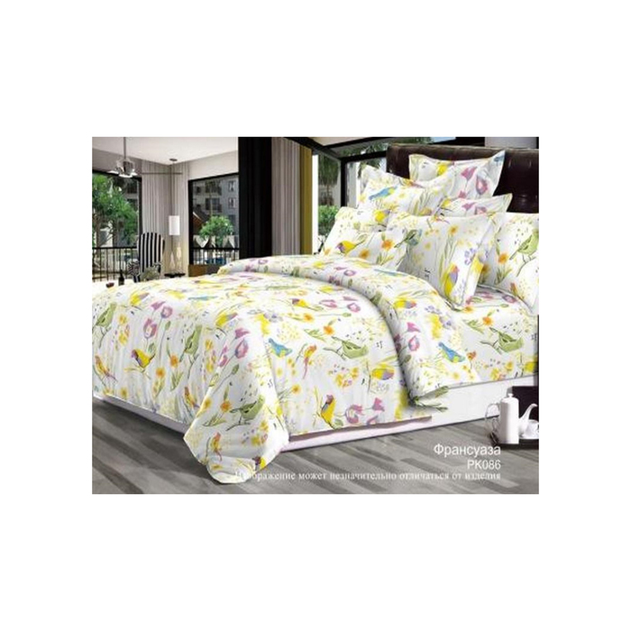 КПБ 1,5 сп "Франсуаза", 150х215 см, 145х215 см, 70х70 см-2 шт., сатин 120 г/м2