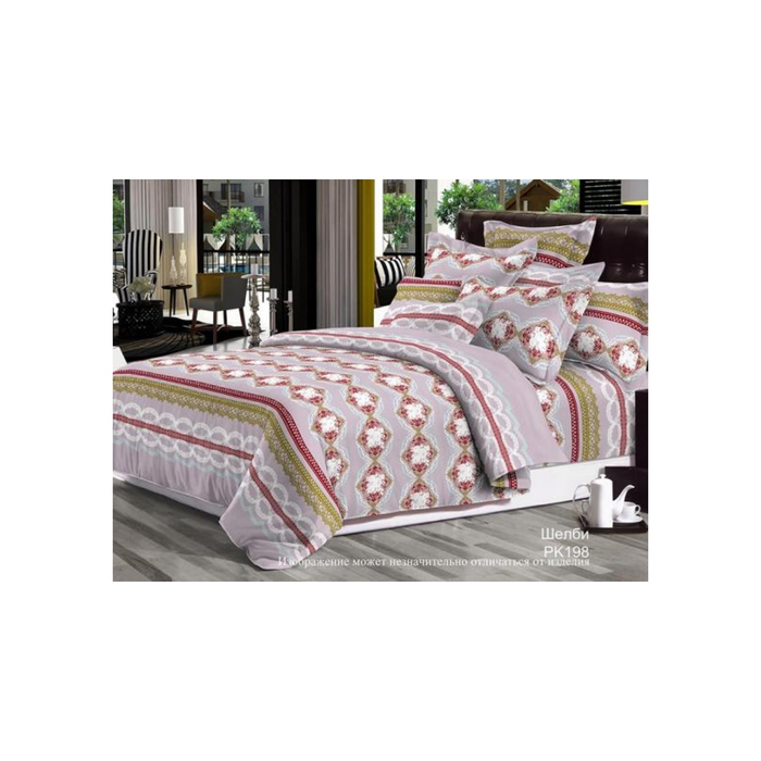 КПБ 1,5 сп "Шелби", 150х215 см, 145х215 см, 70х70 см-2 шт., сатин 120 г/м2