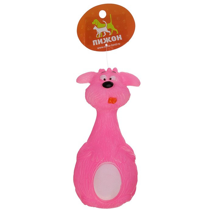 Игрушка пищащая "Смешной зверёк", 14 см, микс цветов