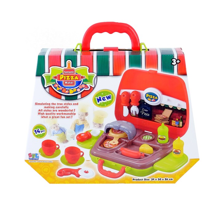 Игровой набор «Мини-пиццерия» в чемодане