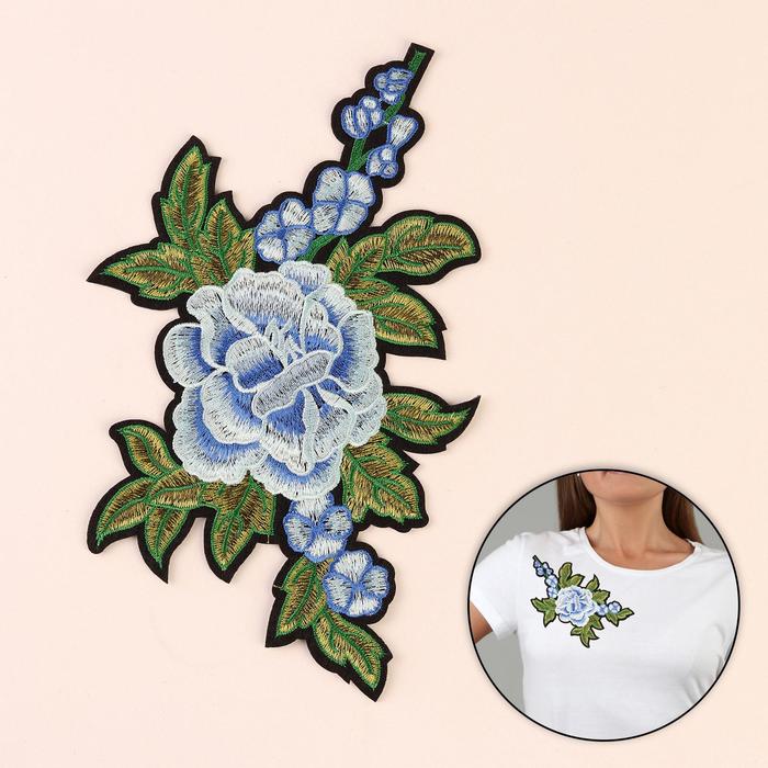 Термоаппликация "Цветы", 22,5*13,5см