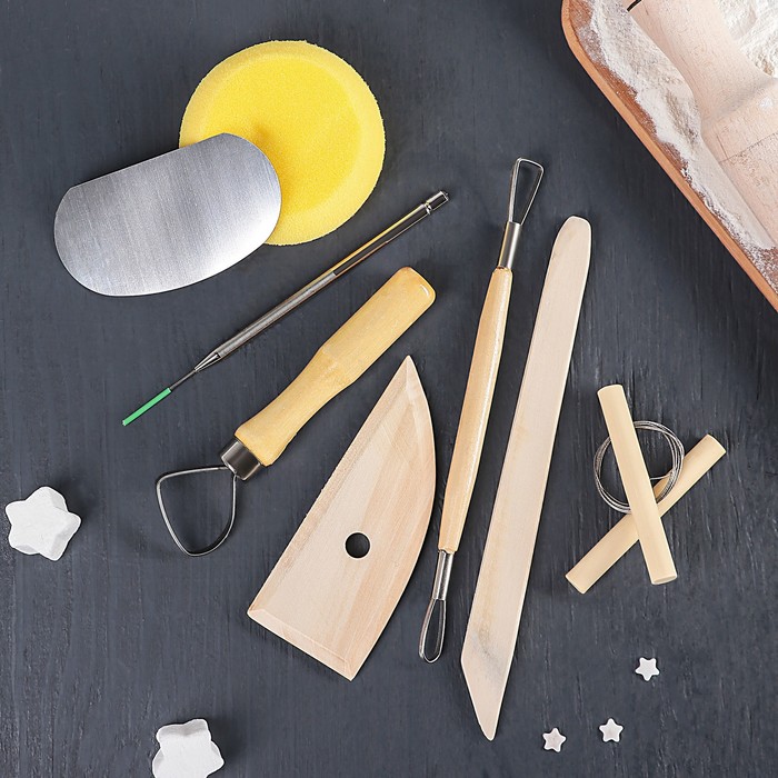 Набор кондитерских инструментов для моделирования, 8 предметов