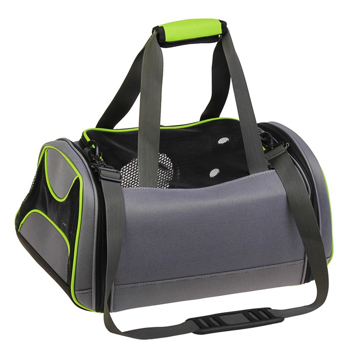 Сумка-переноска с окном-иллюминатором, большая, 48 х 36 х 25 см, резиновые ножки