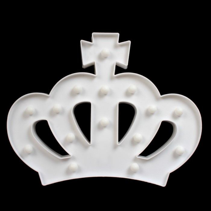 Ночник пластик от батареек 2АА "Корона" МИКС 21,5х28,5х2,8 см