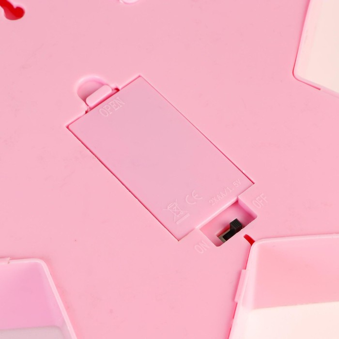 Ночник пластик от батареек 2АА "Звезда" МИКС 24х24х2,8 см