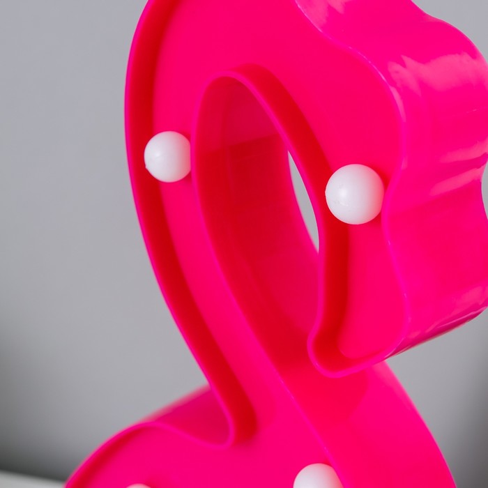 Ночник пластик от батареек 2АА "Фламинго" 29,8х12х2,8 см