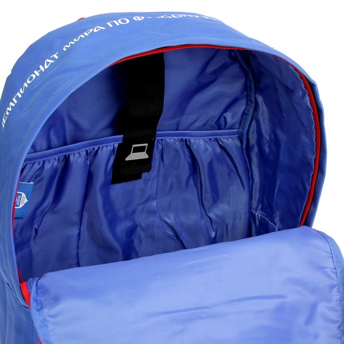 Рюкзак школьный BASIC 40 х 31 х 13 см, «ЧМ по футболу 2018», синий