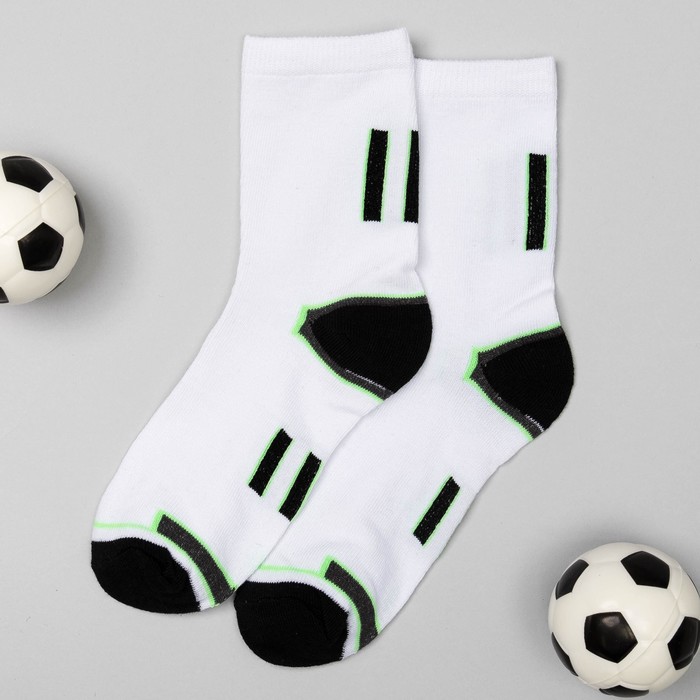 Носки детские Collorista "Полоски", размер 24 (размер произв. 16), вид 4, цвет белый