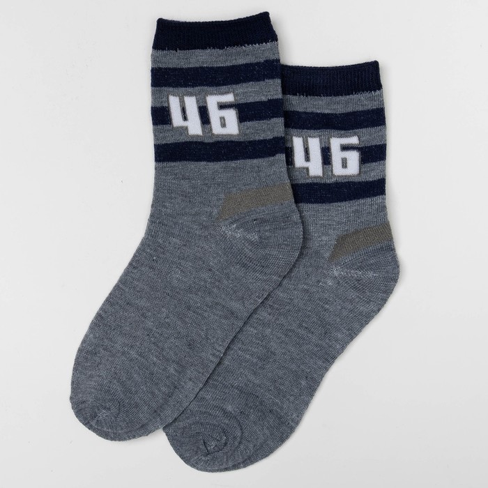 Носки детские Collorista "46", размер 24 (размер произв. 16), цвет серый