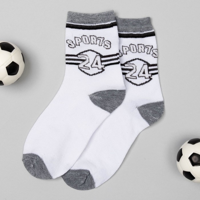 Носки детские Collorista "24", размер 24 (размер произв. 16), цвет белый