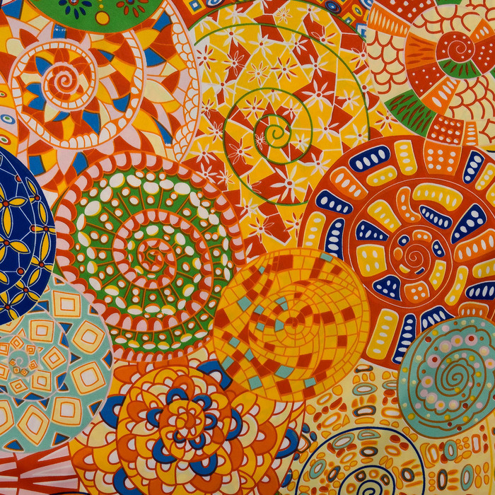 Палантин "Майра" , размер 70 х 180 см, цвет жёлтый