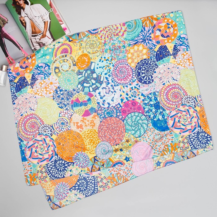 Палантин "Майра" , размер 70 х 180 см, цвет бирюзовый