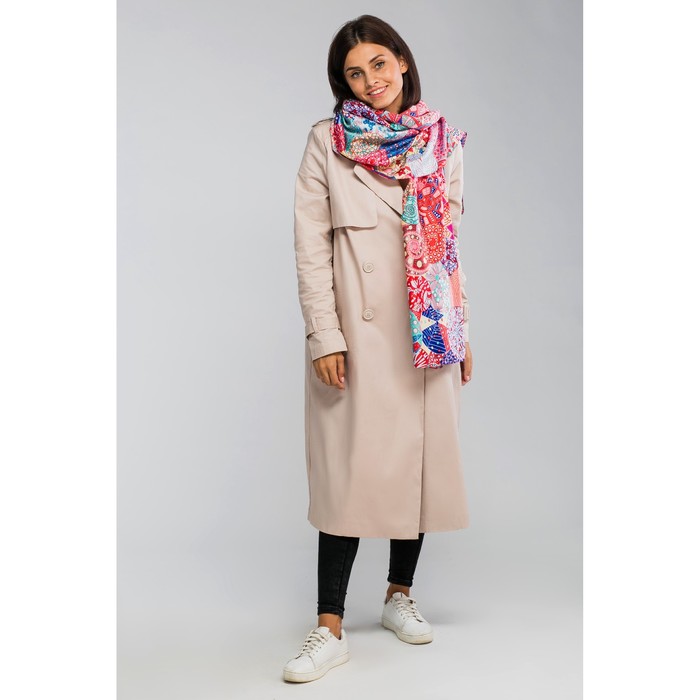 Палантин "Майра" , размер 70 х 180 см, цвет розовый