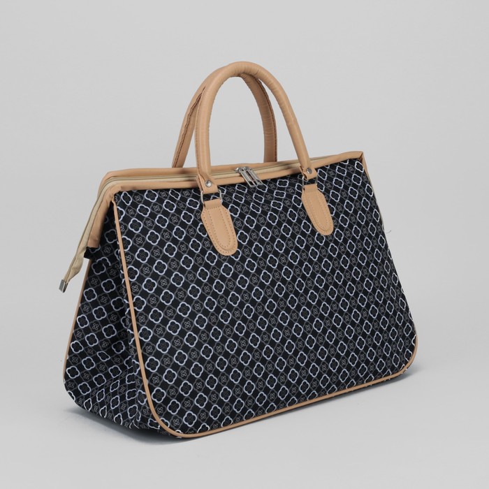 Сумка дорожная «Отдых», отдел на молнии, цвет чёрный