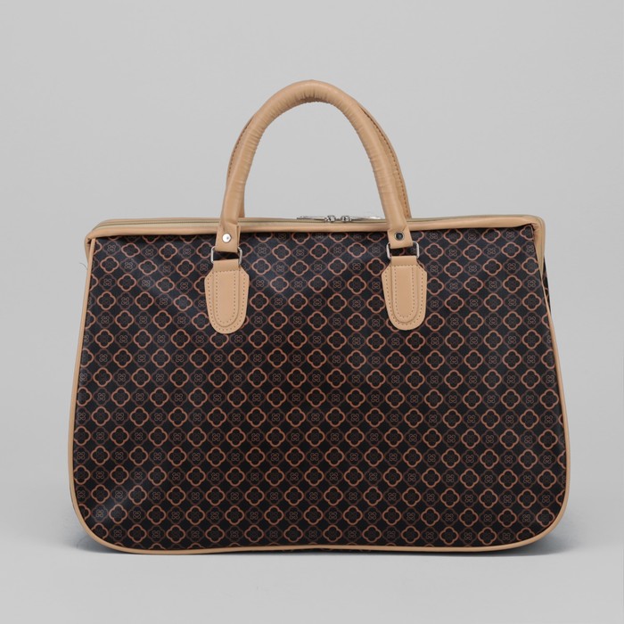 Сумка дорожная «Отдых», отдел на молнии, цвет коричневый