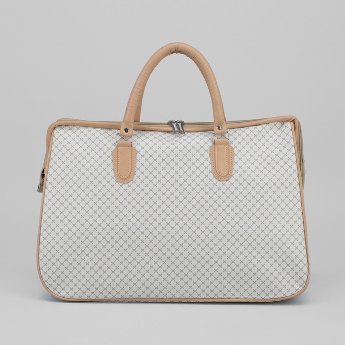 Сумка дорожная «Отдых», отдел на молнии, цвет бежевый