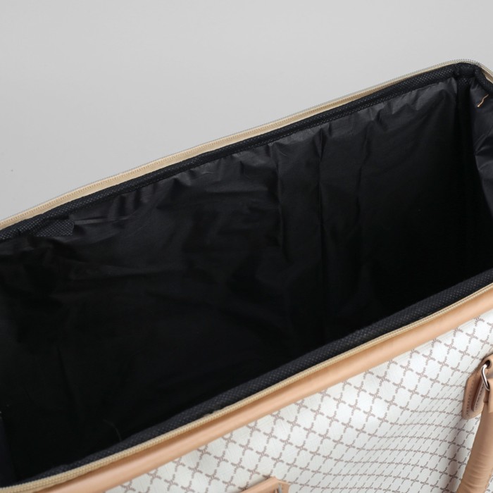 Сумка дорожная «Отдых», отдел на молнии, цвет бежевый