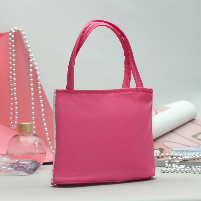 Сумка детская «Гонщица», отдел на молнии, 2 ручки, цвет малиновый