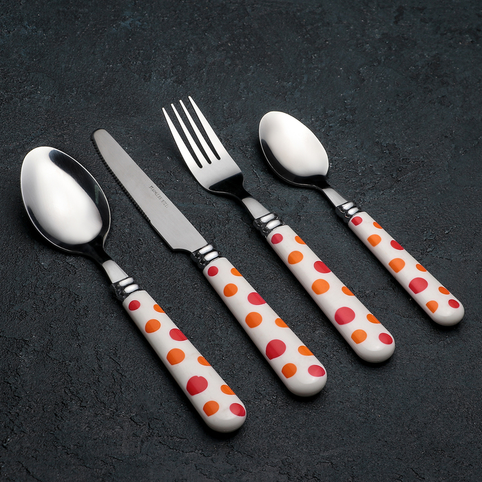 Набор столовых приборов "Полька.Лето", 16 предметов