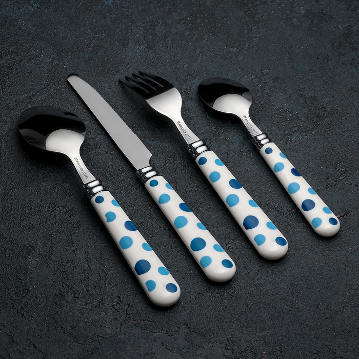 Набор столовых приборов "Полька.Зима", 16 предметов