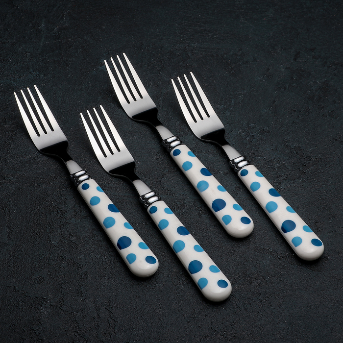 Набор столовых приборов "Полька.Зима", 16 предметов