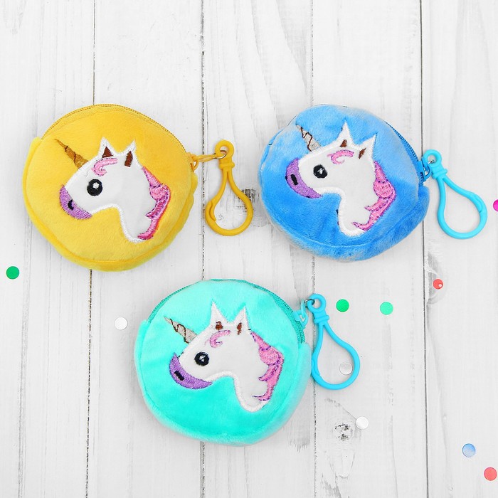 Мягкий кошелёк "Единорожка", цвета МИКС