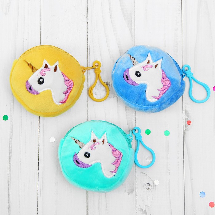 Мягкий кошелёк "Единорожка", цвета МИКС