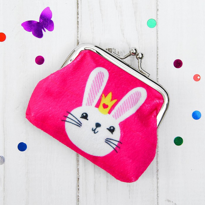 Кошелёк детский "Зайчик", 9 х 7 см