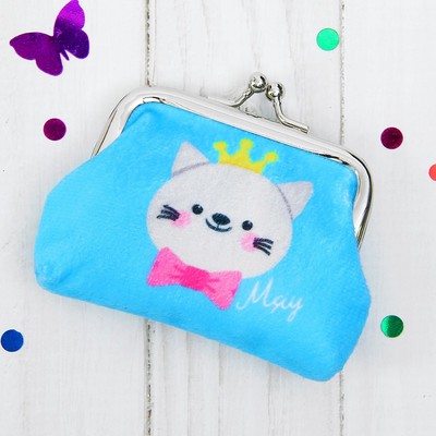Кошелёк детский "Мяу", 9 х 7 см