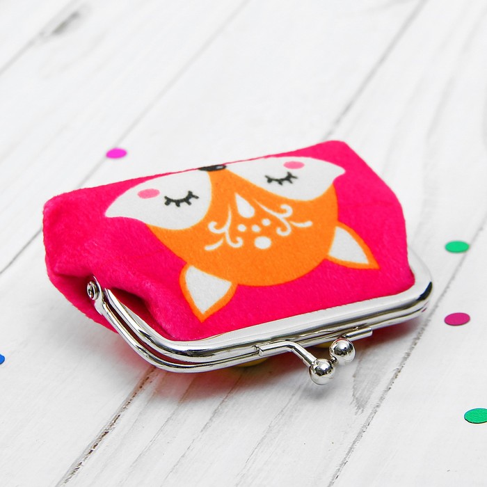 Кошелёк детский "Лисичка", 9 х 7 см