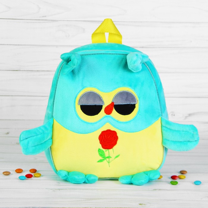 Мягкий рюкзак &quot;Сова с вышивкой&quot;