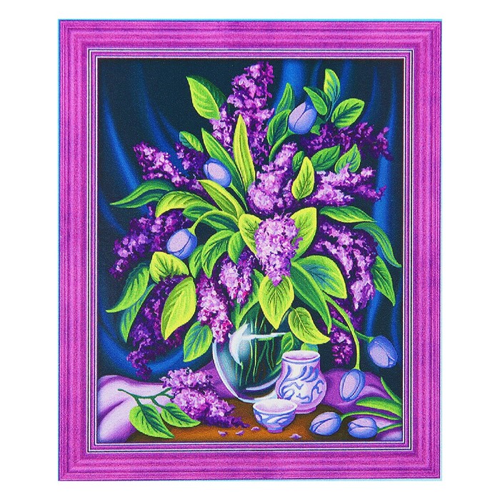 Картина стразами "Роскошная сирень"